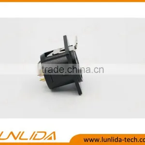 Female XLR Connector With 5 Gold Pins for Enail-Black thumbnail-2