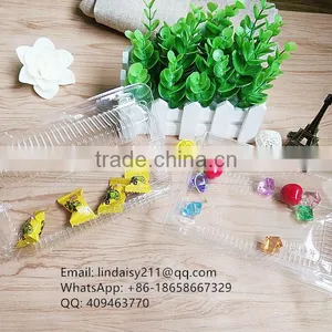 Eco Friendly OPS Disposable Cake Roll Container Boxes Clamshell thumbnail-1