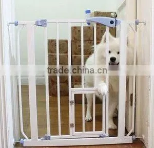 Extra-Wide Walk-Thru Gate With Pet Door thumbnail-1