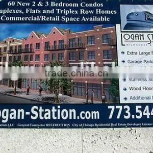 PVC Flex Banner (Frontlit) 580g Blackback 200*500 18*12 Mesh thumbnail-4