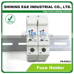 FS-032L2 Rail Mounted Cartridge Type AC DC 380V 32A Fuse Carrier thumbnail-2