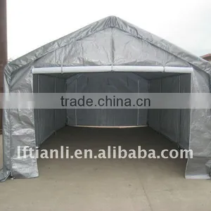 12'x20' Steel Structure PE Car Parking Shelter thumbnail-1