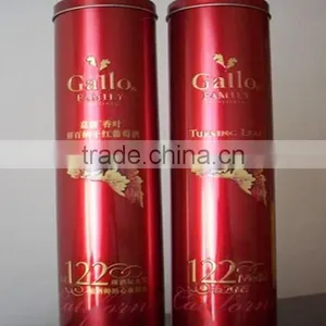 Round Tin Box for Wine Bottle thumbnail-1