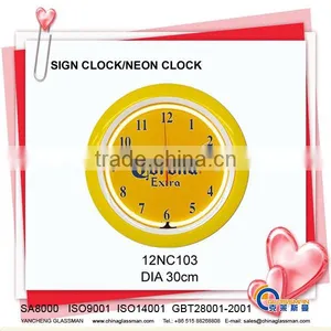 NEON CLOCK WALL CLOCK 12NC103 thumbnail-1