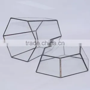 Creative Glass Greenhouse Micro Landscape Flower Pot Container Glass Terrarium for Plant Holder thumbnail-2