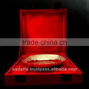 Table Decoration Gift Item Home Decoration New Design Brass Silver Plated Bowl thumbnail-3