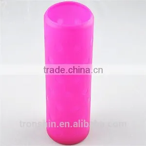 See- Through Window Glass Water Bottle With Silicon Gel Protective Sleeve thumbnail-4