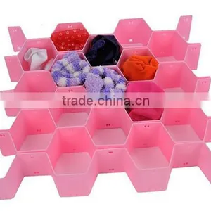 Cy272 Home Honeycomb Cellular Drawer Divider For Underwear Socks Pants Organizers Clapboard Partition Closet Storage Organizer thumbnail-4