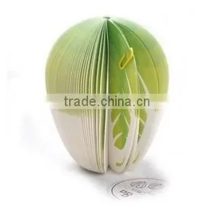 A087 Wholesale Custom Promotional Vegetables Cabbage Shape Memo Pad thumbnail-1