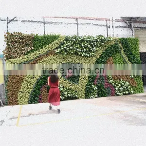 SJ1801204 Artificial Plastic Garden Green Fence Hedge Wall thumbnail-1
