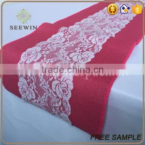 Wholesale Cheap Burlap Table Runner thumbnail-5