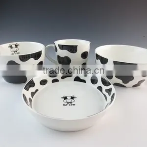 5pcs Lovely Design Fine Porcelain Type Dinner Set thumbnail-2