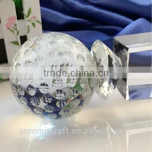 Custom Unique Crystal Golf Trophy thumbnail-2