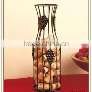 Hot Sale Metal Wire Wine Glass Cork Holder thumbnail-1