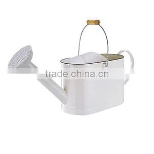 7.5L Blue Garden Watering Can Jug Pot Handcrafted, Outdoor Garden Metal Watering Can thumbnail-2
