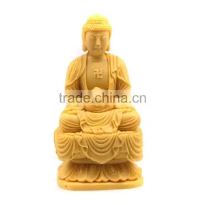 Ployresin Antique Gold Buddha Statue thumbnail-1