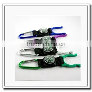 Aluminum Carabiner With Compass thumbnail-1