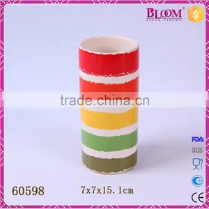Home Decorative Beautiful Round Tall Ceramic Vase thumbnail-1