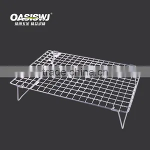 Metal Wire Mesh Bread Cooling Rack,3 Tiers Bakery Metal Cooling Rack thumbnail-2