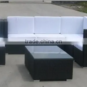 Modern Design Aluminum Frame Rattan Garden Sofa thumbnail-2