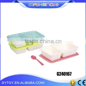Lunch Box With Interlayer Capacity 1000ml Food Container With Compartment thumbnail-1