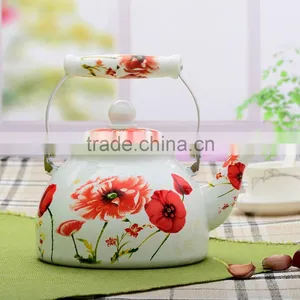 Tea Set 2.5 L Ceramic Teapot With Flower Design TeaPot Wholesale thumbnail-1