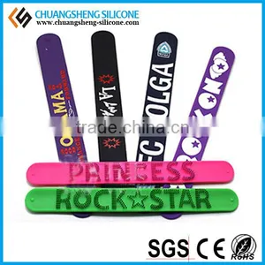 2016 Hot Selling Wholesale Kids Charm Slap Magnetic Silicone Bracelet Charming Wristband Popular Wrist Decoration thumbnail-6