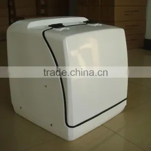 High Quality Shiny Gel Coat Finish Fiberglass Delivery Box for Scooter and Motorcycle. Factory thumbnail-1