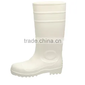 NMSAFETY White Pvc Work Rain Boots s5 Steel Toe Cap and Steel Midsole thumbnail-1
