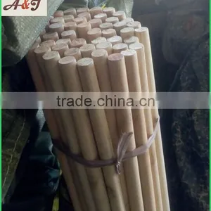Natural Broom Handles Wholesale With One End Flat thumbnail-2