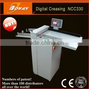 4000 Sheets per Hour 6 Custom Program Crease up to 400 GSM (120lb.cover) Up to 10 Creases in One Pass China Creasing Machine thumbnail-1