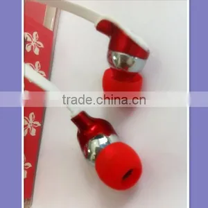 Flat Wire Type Stereo Earphone SUPER BASS MP3 MP4 Headphone Earphone thumbnail-1