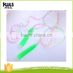 Children Skip Rope Transparent Colored Plastic Rope Skipping thumbnail-2