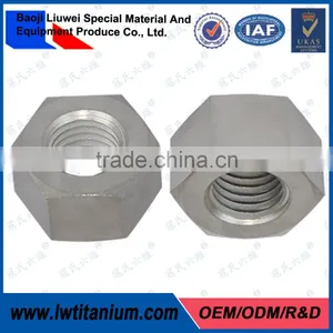 Ti Gr2 DIN 934 M24 Titanium Hexagon Nuts thumbnail-1