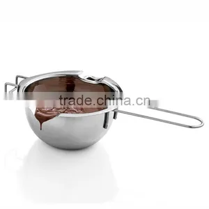 Cooking Pot Stainless Steel Stew Pot for Food Catering Supply Chocolate Catering Pots thumbnail-1