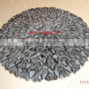 Luxury Geniue Fox Fur Carpet thumbnail-1