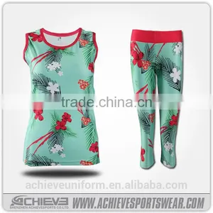 Wholesale Women Gym Jacket/ Blank Yoga Tops, High Waisted Yoga Pants thumbnail-3