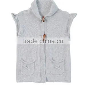 V-neck Fashion Baby Sleeveless Sweater thumbnail-1