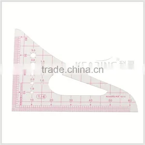 Kearing Brand Plastic Scale Ruler, 1/4 Painting Scale Ruler ,garment Pattern Making Rulers#8514 thumbnail-1