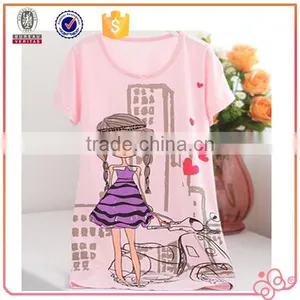 Hot Sale Summer Girl 's Cotton Dress Sleeping Wear Clothing thumbnail-1