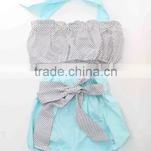 Fashionable Macaron Color Baby Swimsuit for 2017 Summer Wholesale thumbnail-2