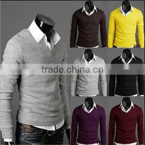 Wholesale Walson D71438h 2015 New Fashion Men Sweater Cheap Men Sweaters Men Dress Shirt Apparel thumbnail-1