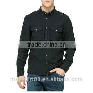 Black Shirts New Design Shirts 2017 Custom Long Sleeve Shirts thumbnail-1