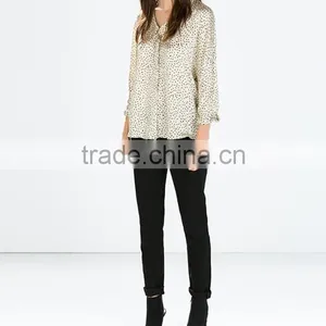 Denim and Africa Print Loose Fit Shirt thumbnail-1