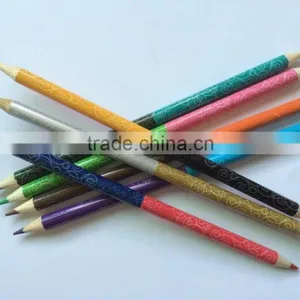 Promotional Hot Selling Double Heads Customized Multi Leads Rainbow Color Drawing Art Pencil thumbnail-2