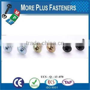 Made in Taiwan Carbon Steel Wafer Head Self Drilling Screw TEK Screw for Roofing Screw thumbnail-3