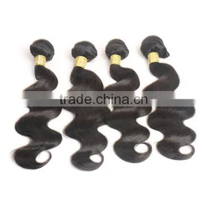 Wholesale Indian Human Hair Body Wave Unprocessed Virgin Indian Hair Weaves Wavy Extension thumbnail-3