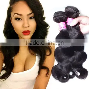Express 100 Human Hair Weave Brands Natural Body Wave 100% Human Malaysian Virgin Hair thumbnail-1