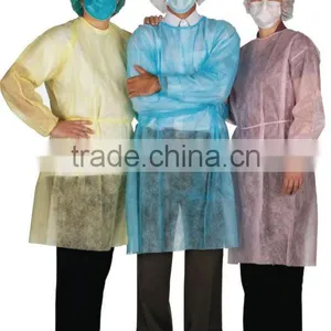 Disposable Surgical Gown Green Yellow White Blue thumbnail-1
