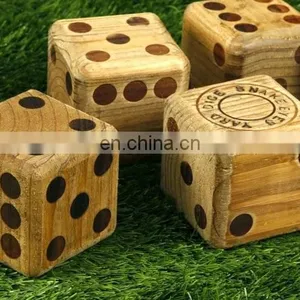 Wooden Outdoor Yard Dice Giant Custom Wooden Dice Set thumbnail-6